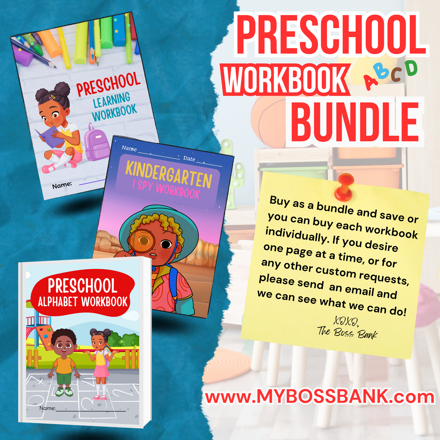 Preschool Workbook Bundle