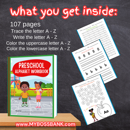 Preschool Workbook Bundle