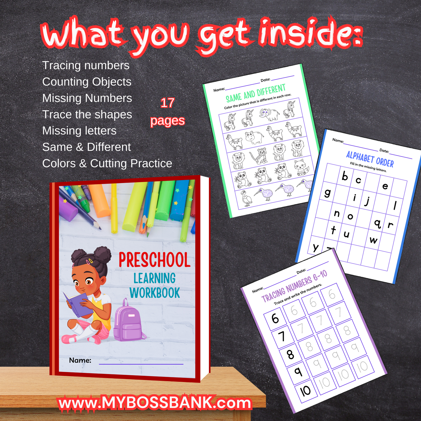 Preschool Workbook Bundle