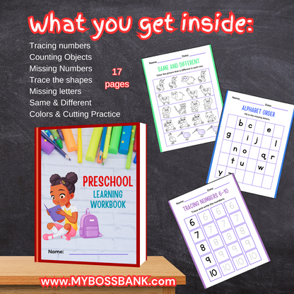 Preschool Workbook Bundle