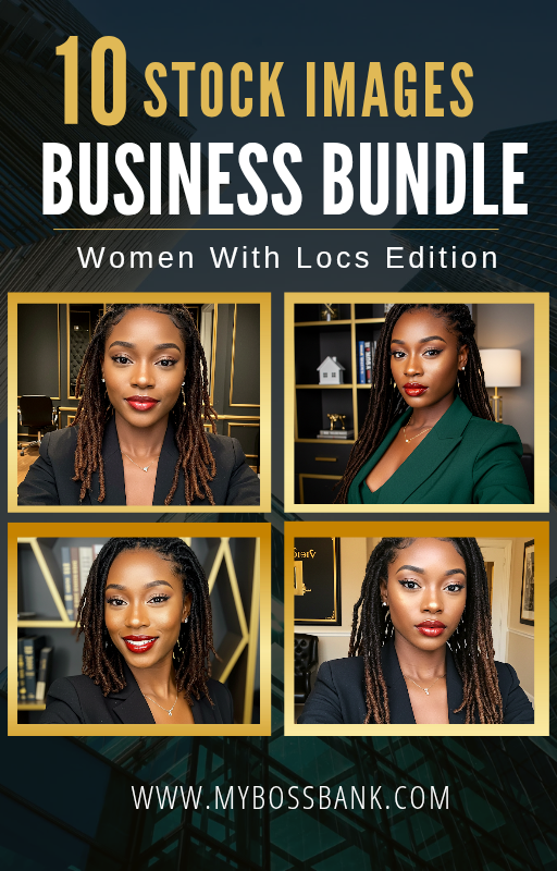 10 Stock Images - Business Women With Locs