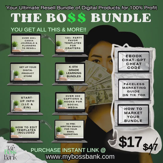 The Boss Bundle -DFY Template Pack